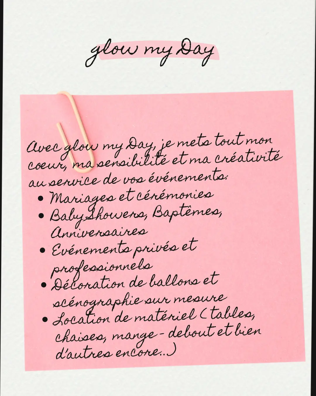 MEL Glow my Day équipe 4